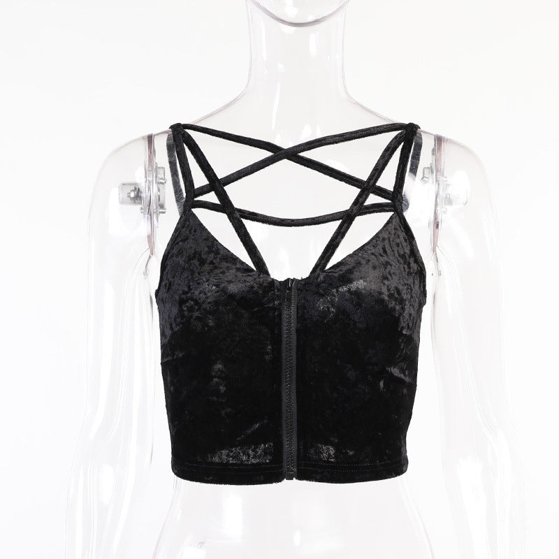 Dark Girl Pentagram Top