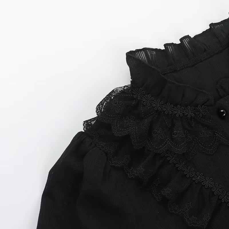 Gothic Jacquard Ladies Shirt T2