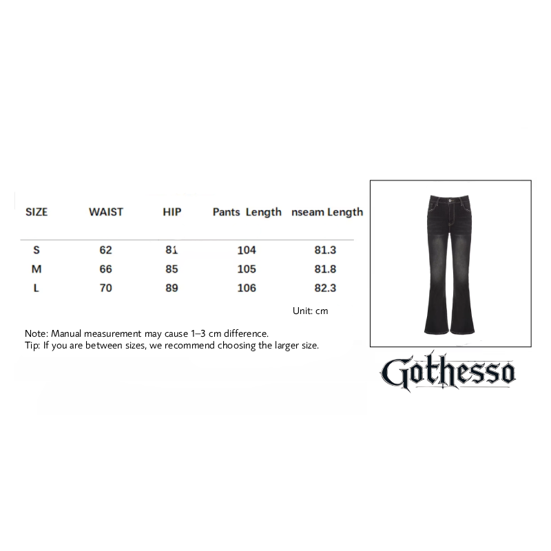 Flared Girl Denim Pants PT16