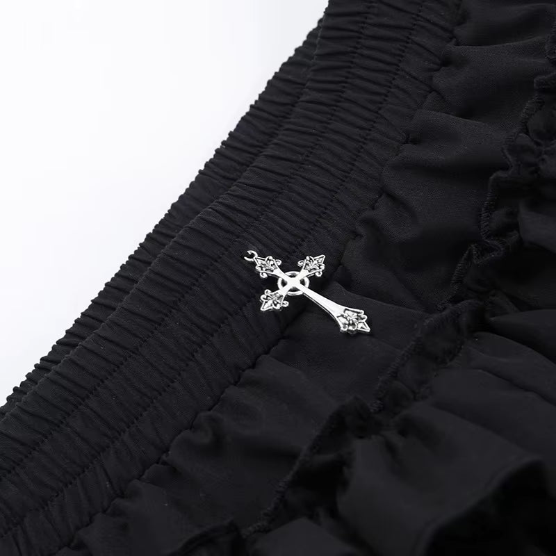 Goth Lolita Lace Shorts Skirt SK1