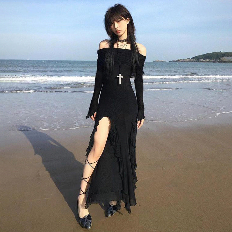 Urban Style Women Casual Long Sleeve Dress DS9