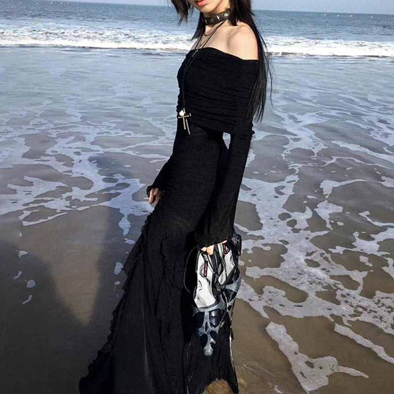 Urban Style Women Casual Long Sleeve Dress DS9