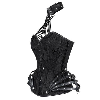 Gothic Punk Steampunk Choker Strap Corset