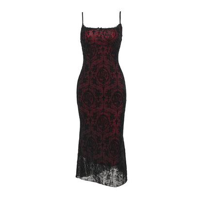 Retro Gothic Stand Collar Smock Top