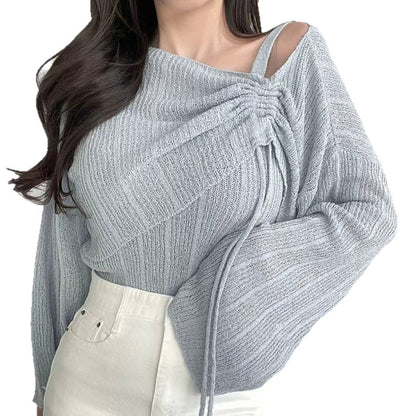 Blouse Slim Fit Inner Wear Two-piece Sling