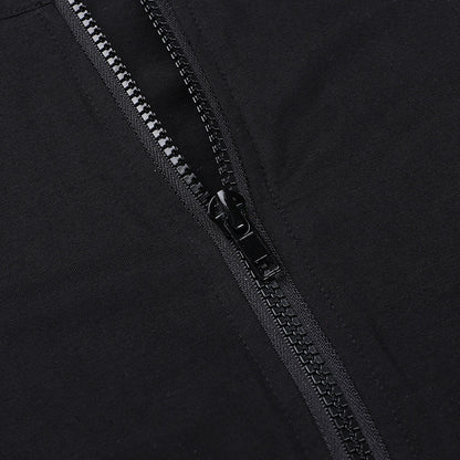 Dark Slim-fit Off-shoulder Waist Hollow-out Vest Top For Women