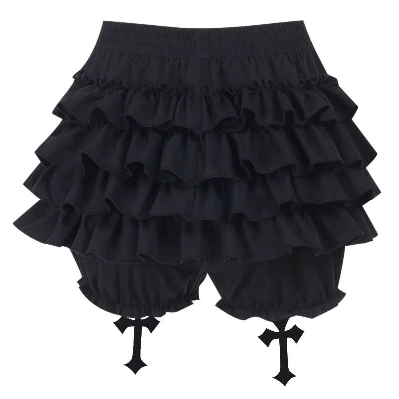 Goth Lolita Lace Shorts Skirt SK1