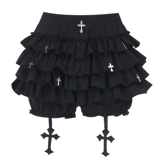 Goth Lolita Lace Shorts Skirt SK1
