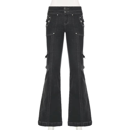 Flared Girl Denim Pants PT16