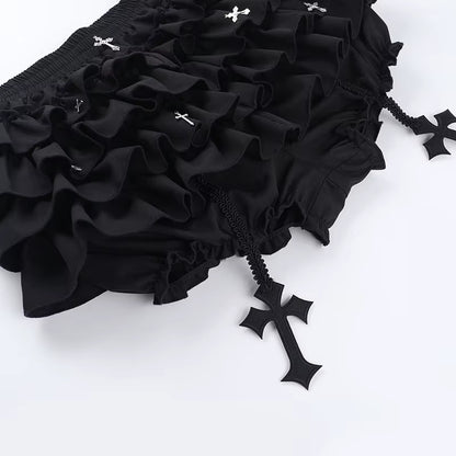 Goth Lolita Lace Shorts Skirt SK1