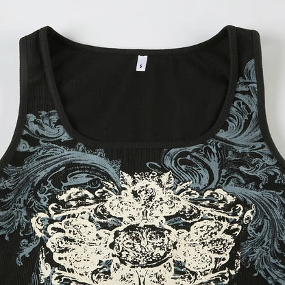 Street Style Print Loose Shoulder Long Sleeve Large T-shirt Women T7