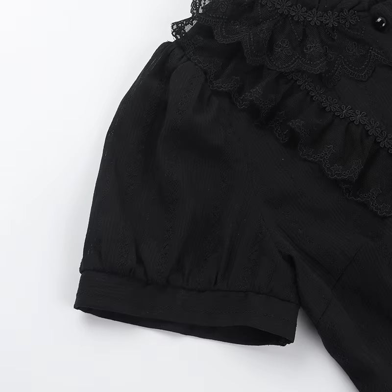 Gothic Jacquard Ladies Shirt T2