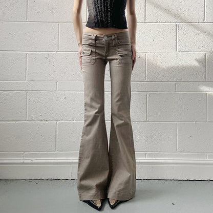 Flared Girl Denim Pants PT16