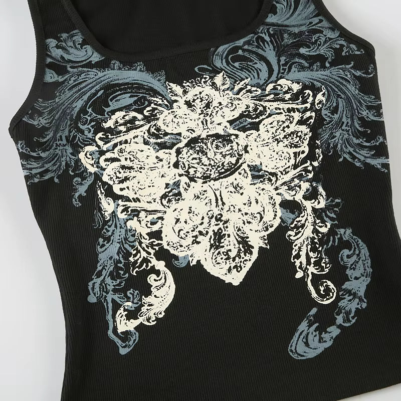 Street Style Print Loose Shoulder Long Sleeve Large T-shirt Women T7