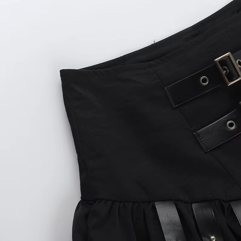Gothic Harajuku A-line Mini Skirt SK2