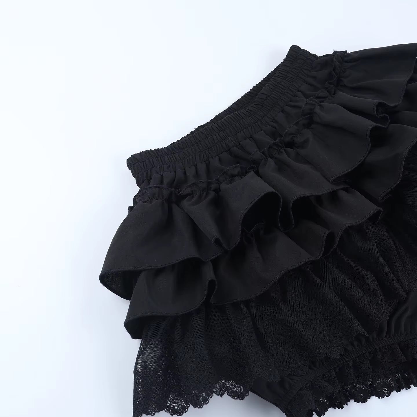 Gothic Dark Wind Mini Skirt SK5