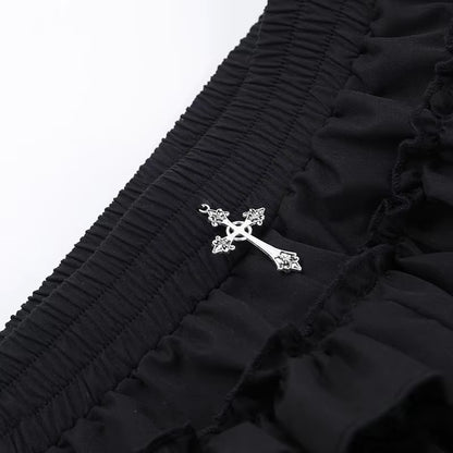 Goth Lolita Lace Shorts Skirt SK1