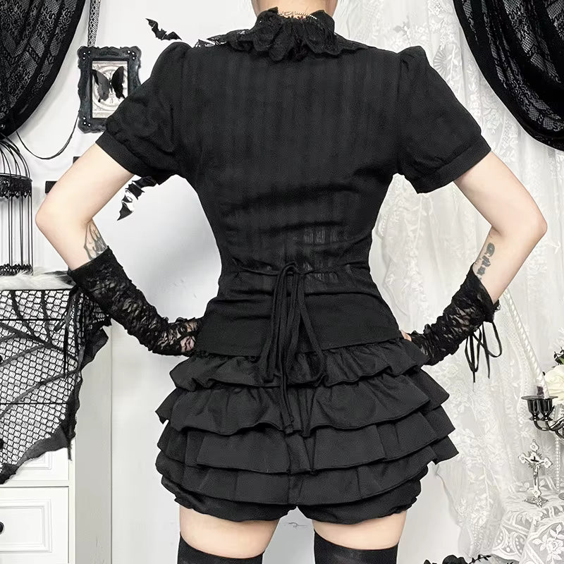 Gothic Jacquard Ladies Shirt T2