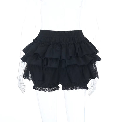 Gothic Dark Wind Mini Skirt SK5