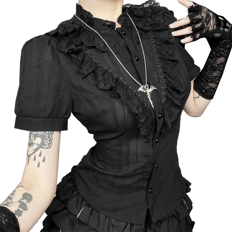 Gothic Jacquard Ladies Shirt T2
