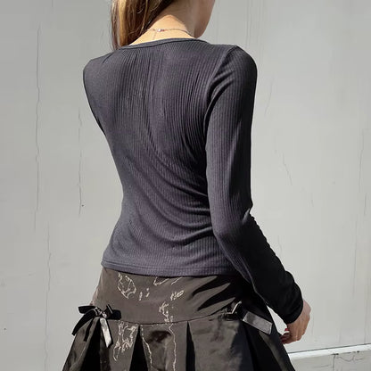 Sweet Lace Stitching Two-Piece Women's Top