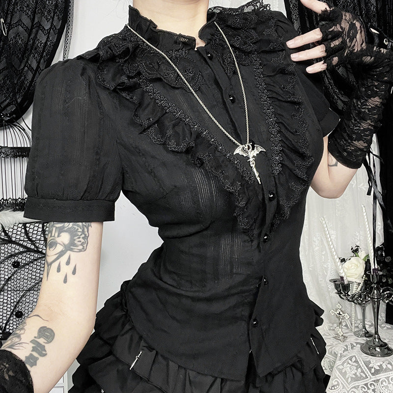 Gothic Jacquard Ladies Shirt T2