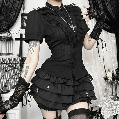 Gothic Jacquard Ladies Shirt T2