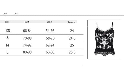 Hot Girl Small Sling Dark Lace Outerwear Vest